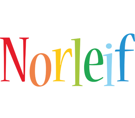 Norleif birthday logo