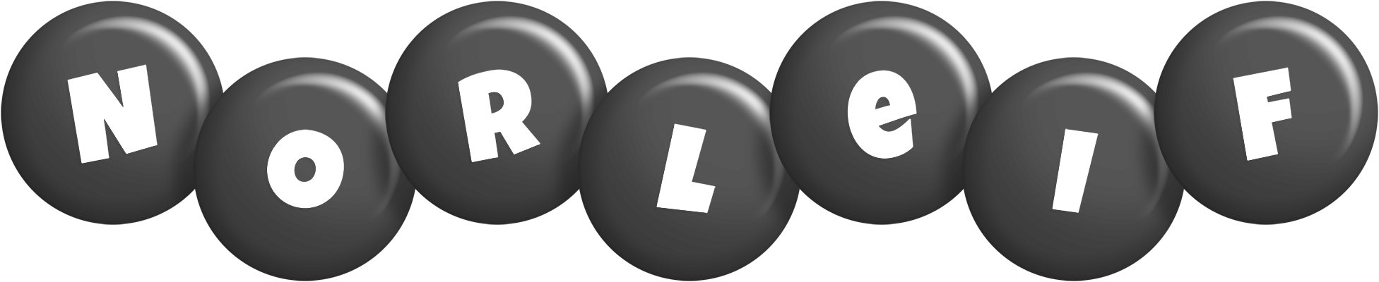 Norleif candy-black logo