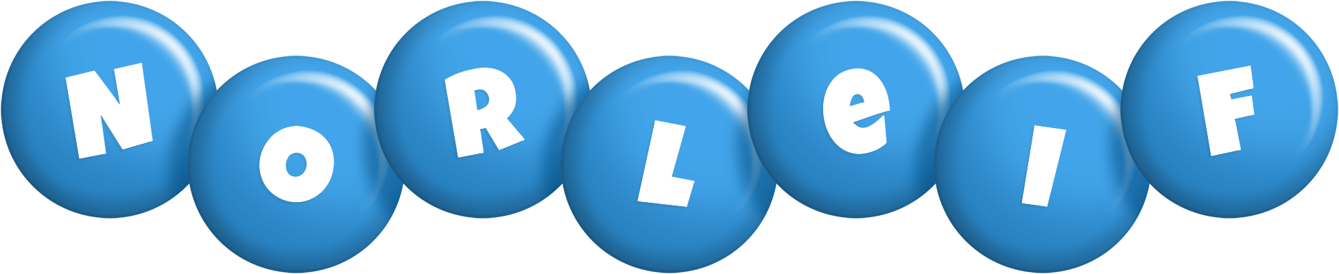 Norleif candy-blue logo
