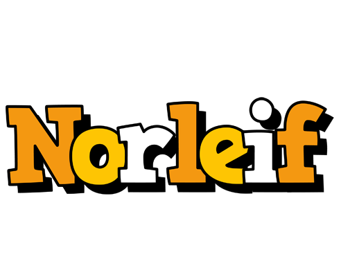 Norleif cartoon logo