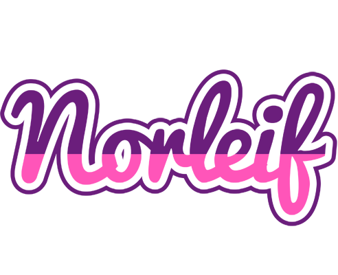 Norleif cheerful logo