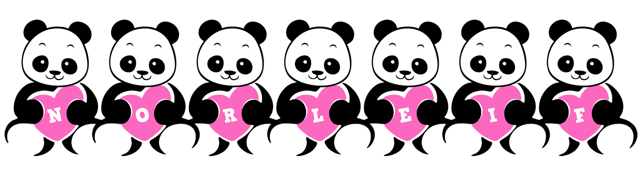 Norleif love-panda logo