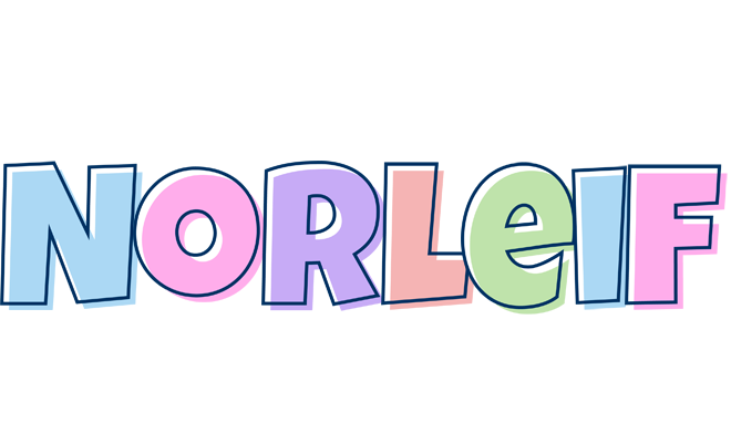 Norleif pastel logo