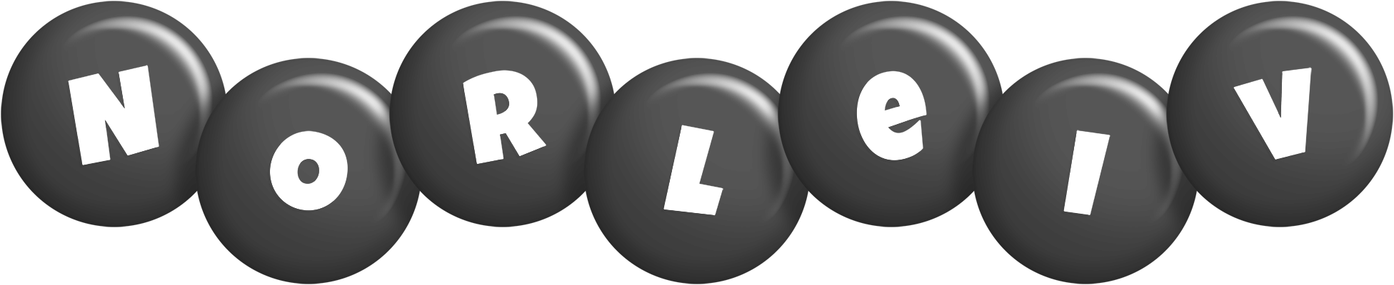 Norleiv candy-black logo