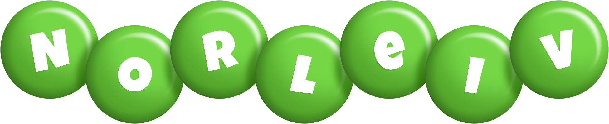 Norleiv candy-green logo