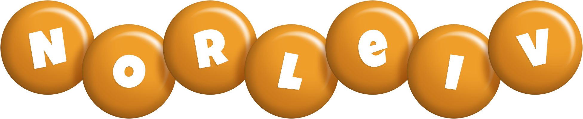 Norleiv candy-orange logo