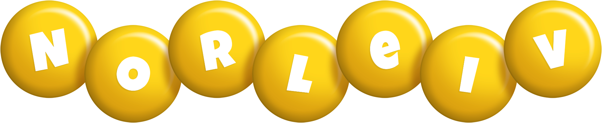 Norleiv candy-yellow logo