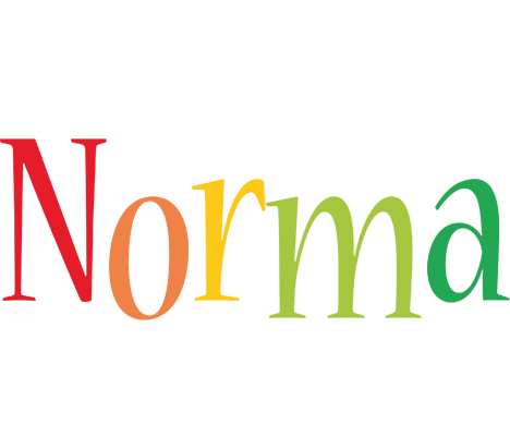Norma birthday logo