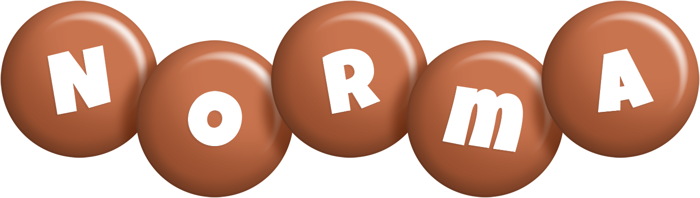 Norma candy-brown logo