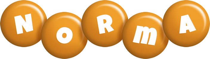 Norma candy-orange logo