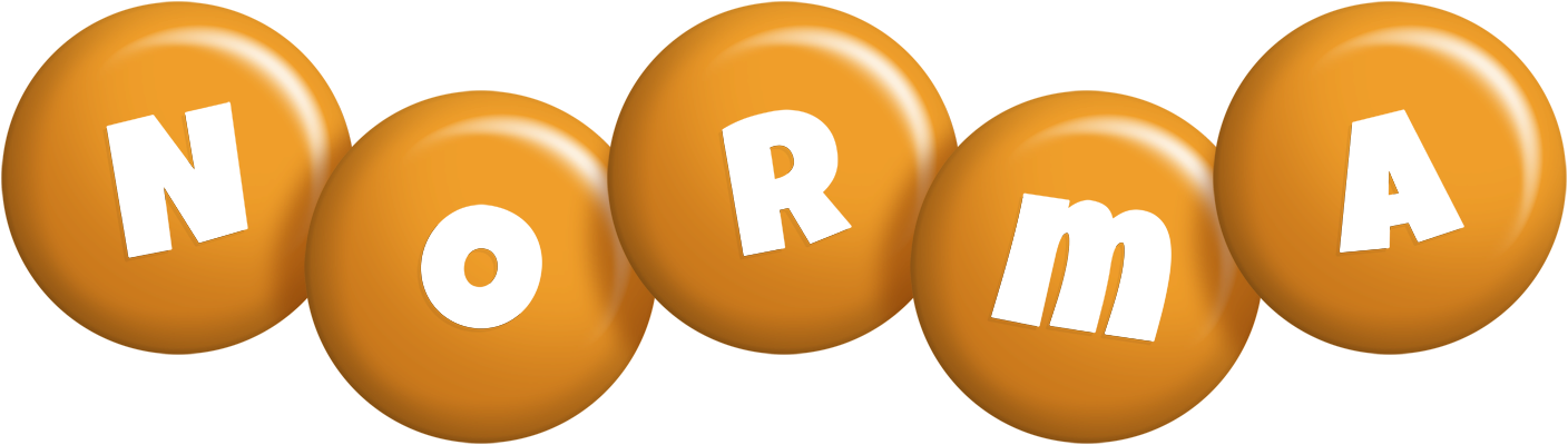 Norma candy-orange logo