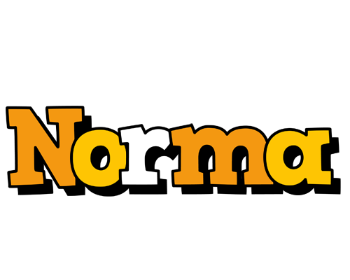 Norma cartoon logo