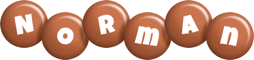 Norman candy-brown logo