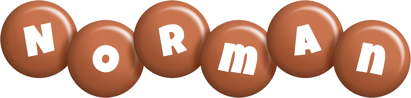 Norman candy-brown logo