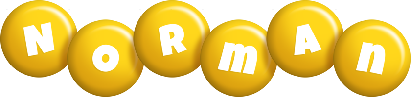 Norman candy-yellow logo