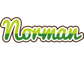 Norman golfing logo