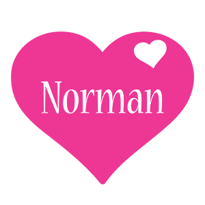 Norman love-heart logo