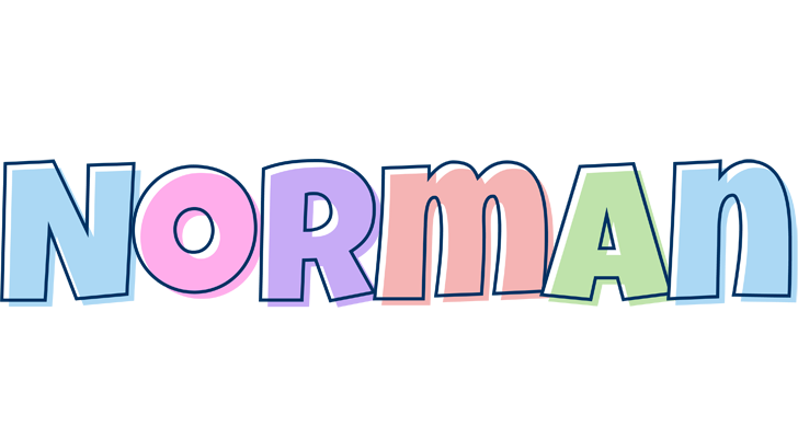 Norman pastel logo