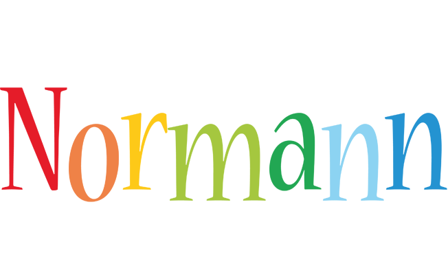 Normann birthday logo