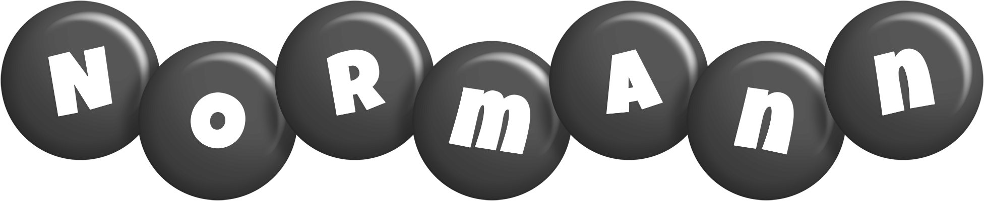 Normann candy-black logo