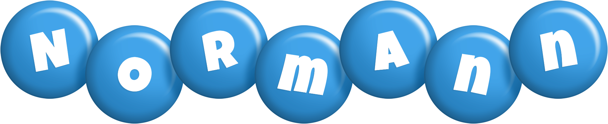 Normann candy-blue logo