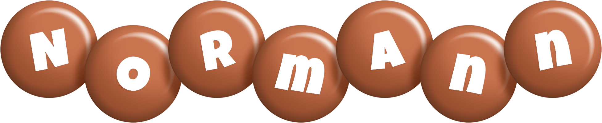Normann candy-brown logo