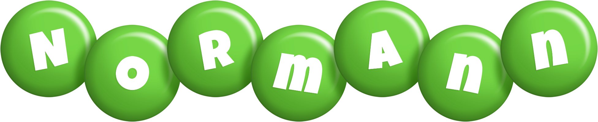 Normann candy-green logo