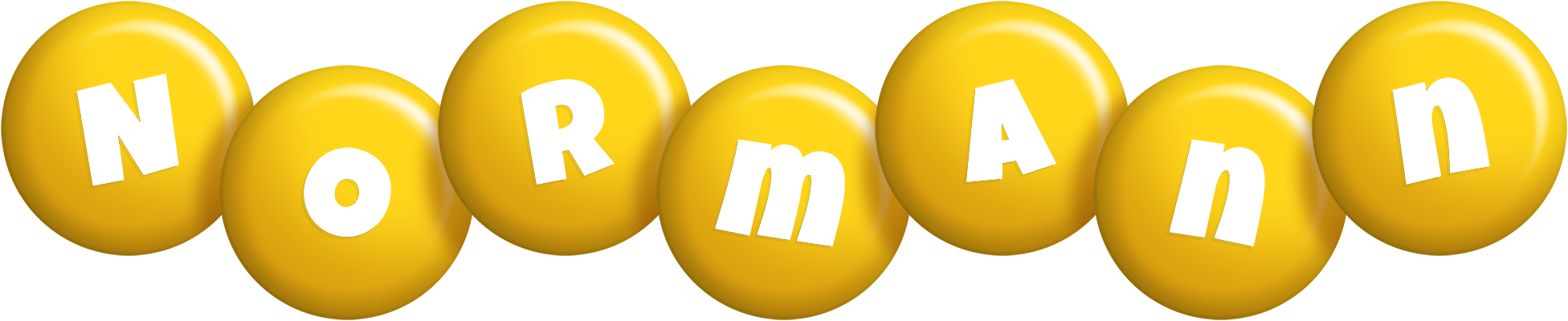 Normann candy-yellow logo