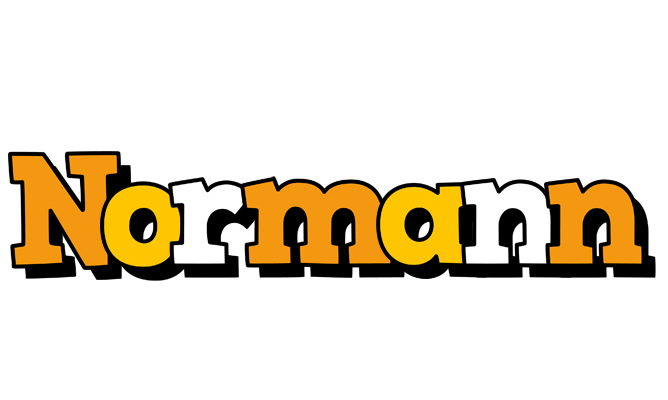 Normann cartoon logo