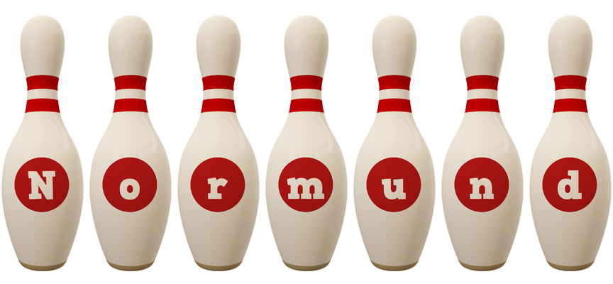 Normund bowling-pin logo