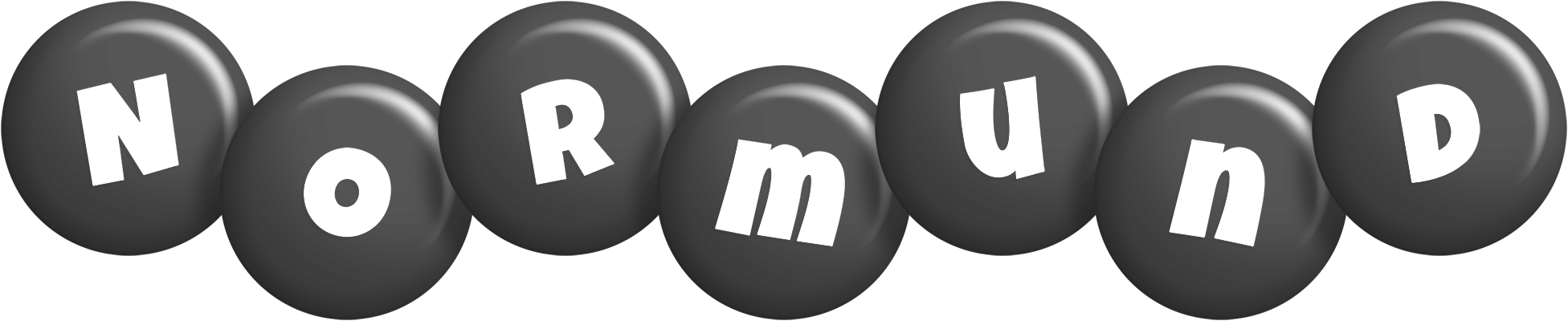 Normund candy-black logo