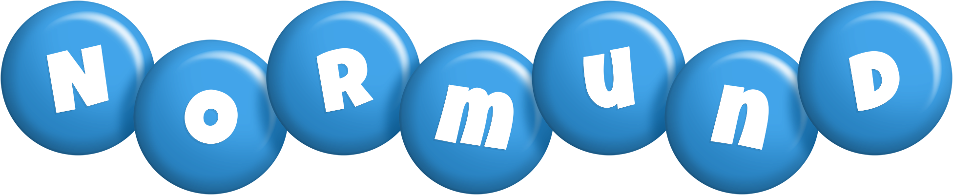 Normund candy-blue logo