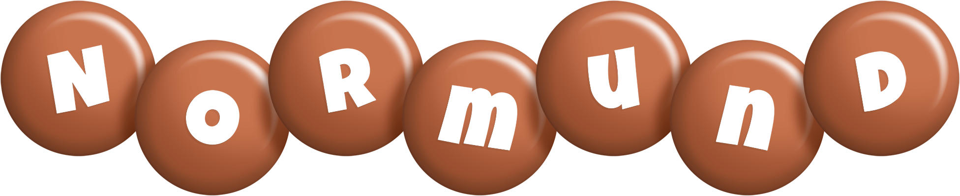 Normund candy-brown logo
