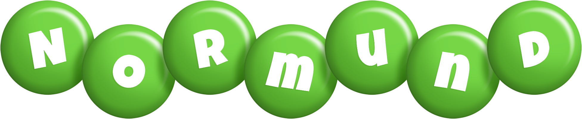 Normund candy-green logo