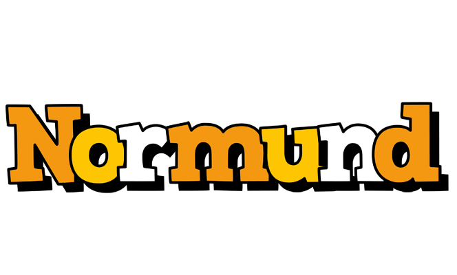 Normund cartoon logo
