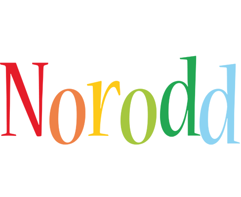 Norodd birthday logo