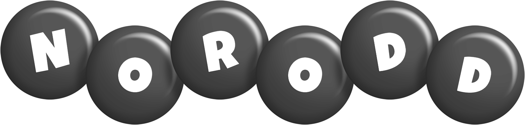Norodd candy-black logo