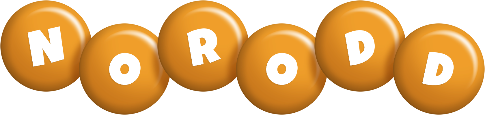 Norodd candy-orange logo