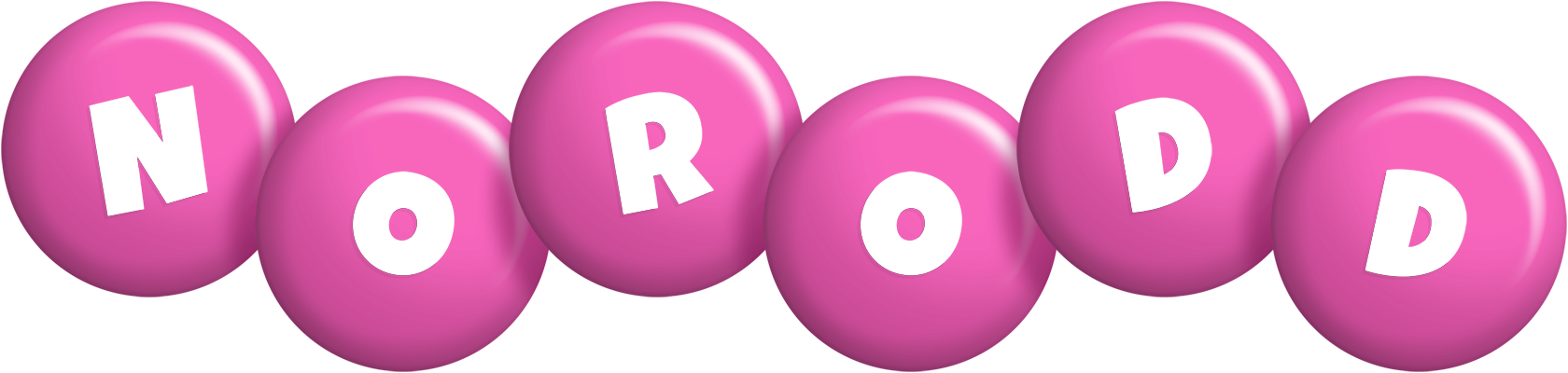 Norodd candy-pink logo