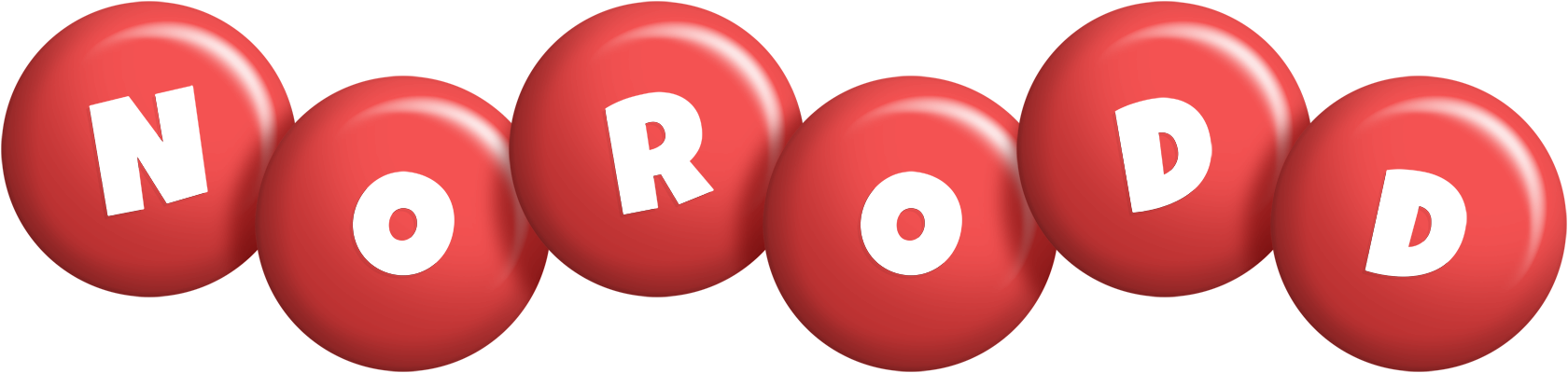 Norodd candy-red logo