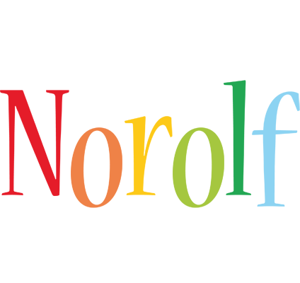 Norolf birthday logo