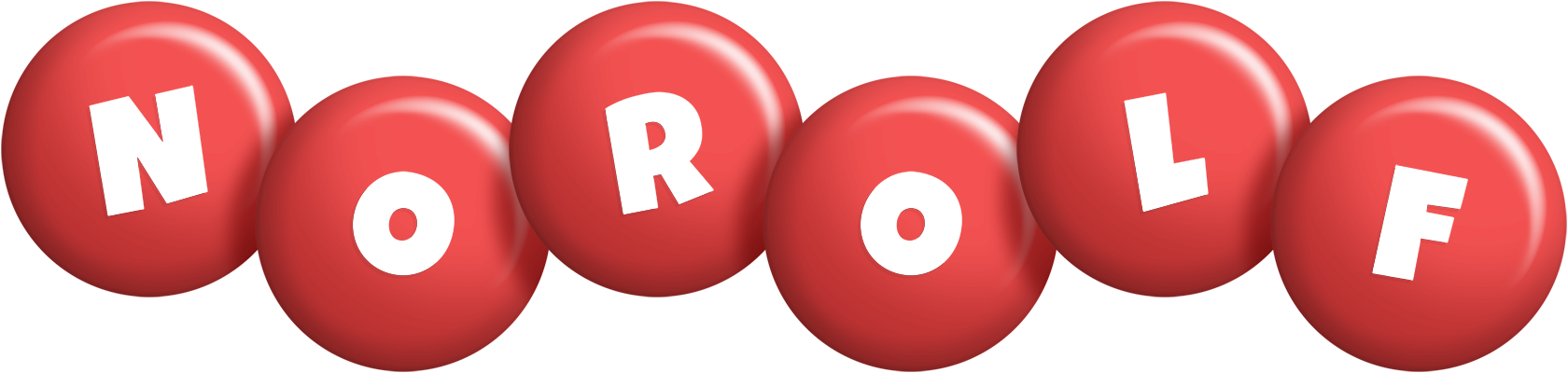 Norolf candy-red logo