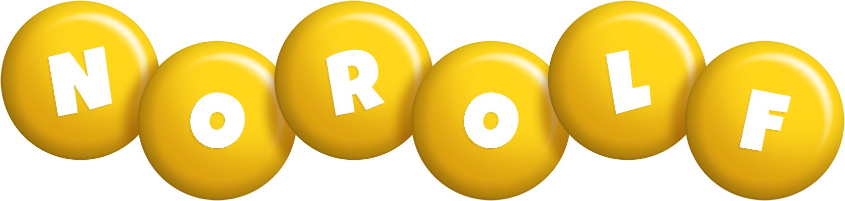 Norolf candy-yellow logo