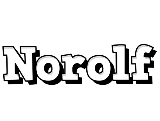 Norolf snowing logo