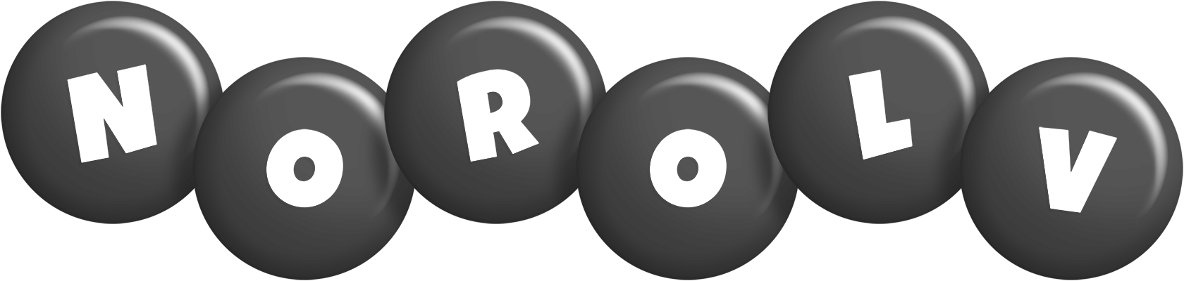 Norolv candy-black logo