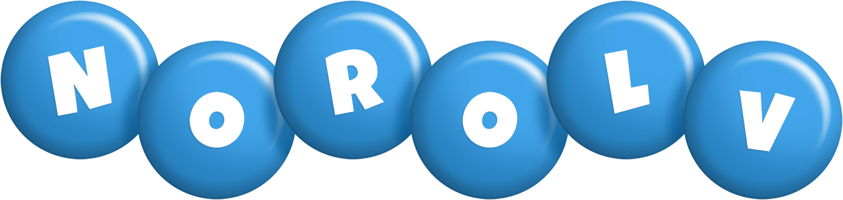 Norolv candy-blue logo