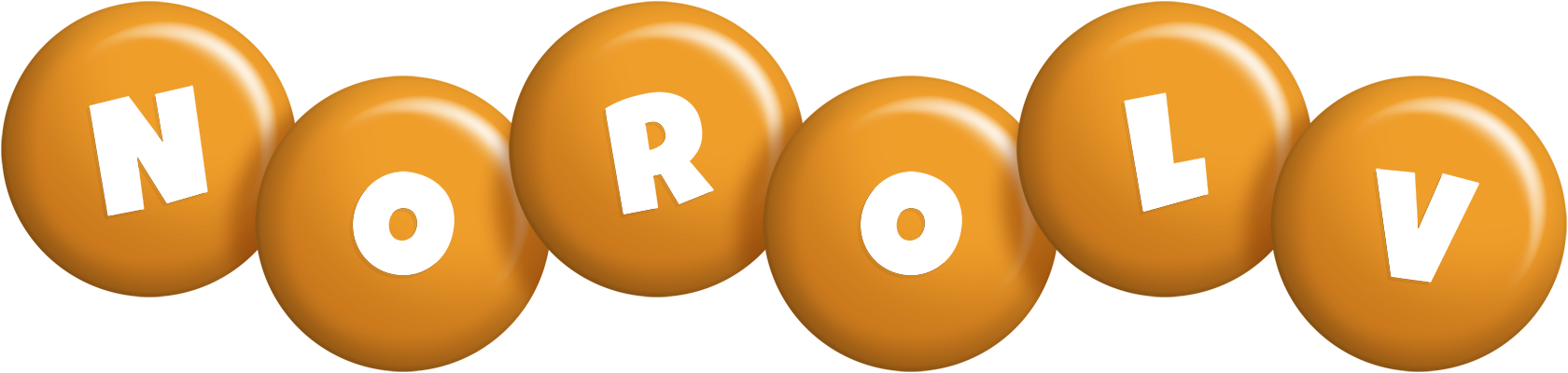 Norolv candy-orange logo