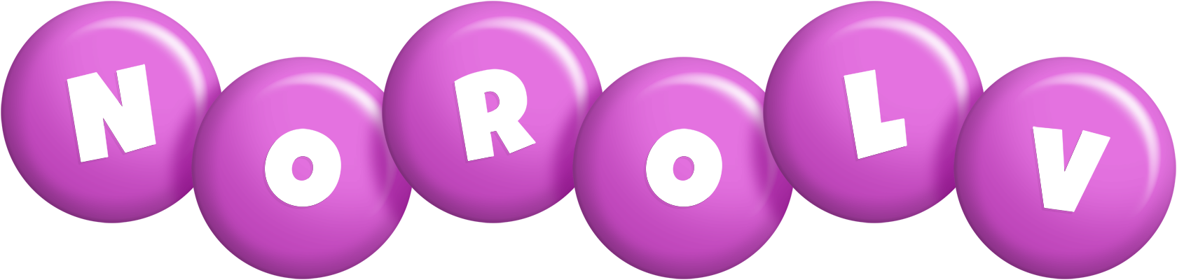 Norolv candy-purple logo