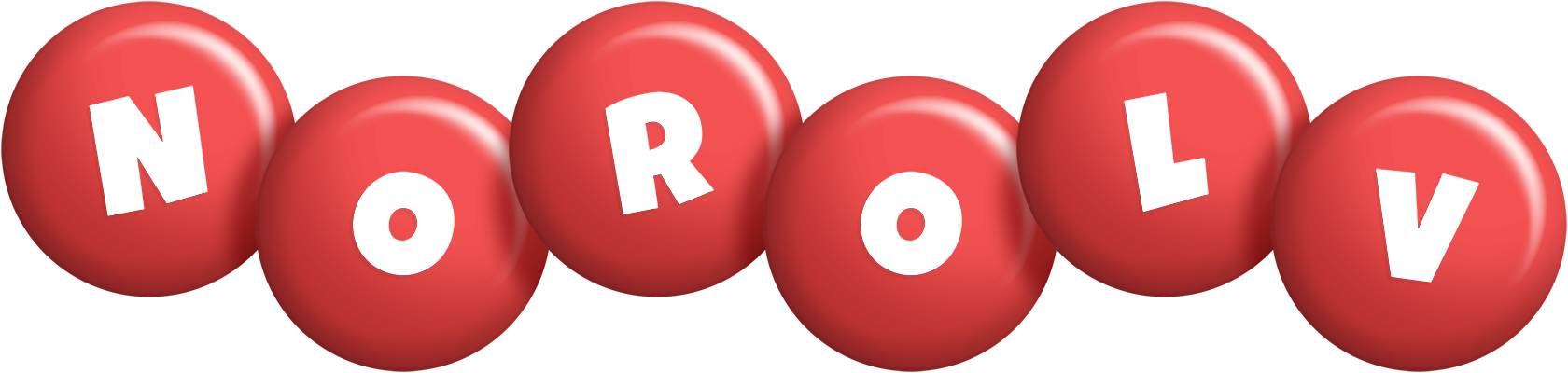 Norolv candy-red logo