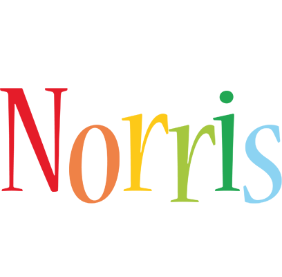 Norris birthday logo